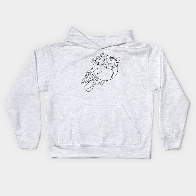 Cats can fly. Kids Hoodie by LeoShuichi